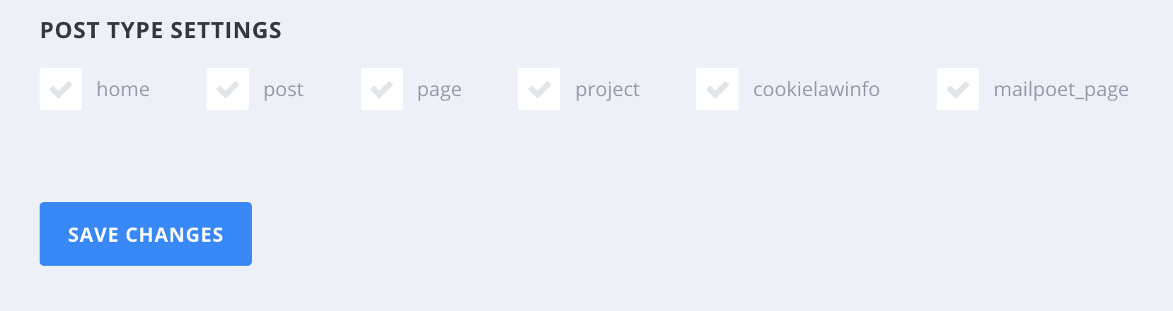 Tipos de contenidos en los que mostrar los botones sidebar.- Monarch WordPress
