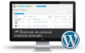 Curso Membership Sites - Restriccion contenido shortcodes