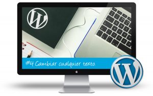 Curso WordPress Intermedio - Cambiar cualquier texto en WordPress
